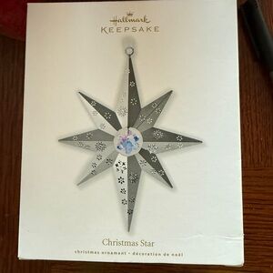 2010 Hallmark Keepsake Silver Christmas Star Ornament